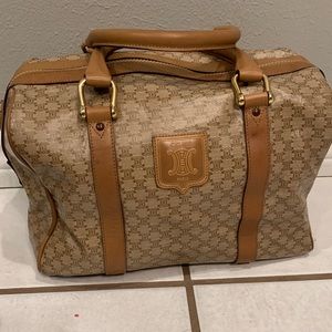 VINTAGE CELINE DOCTORS BAG/ satchel bag